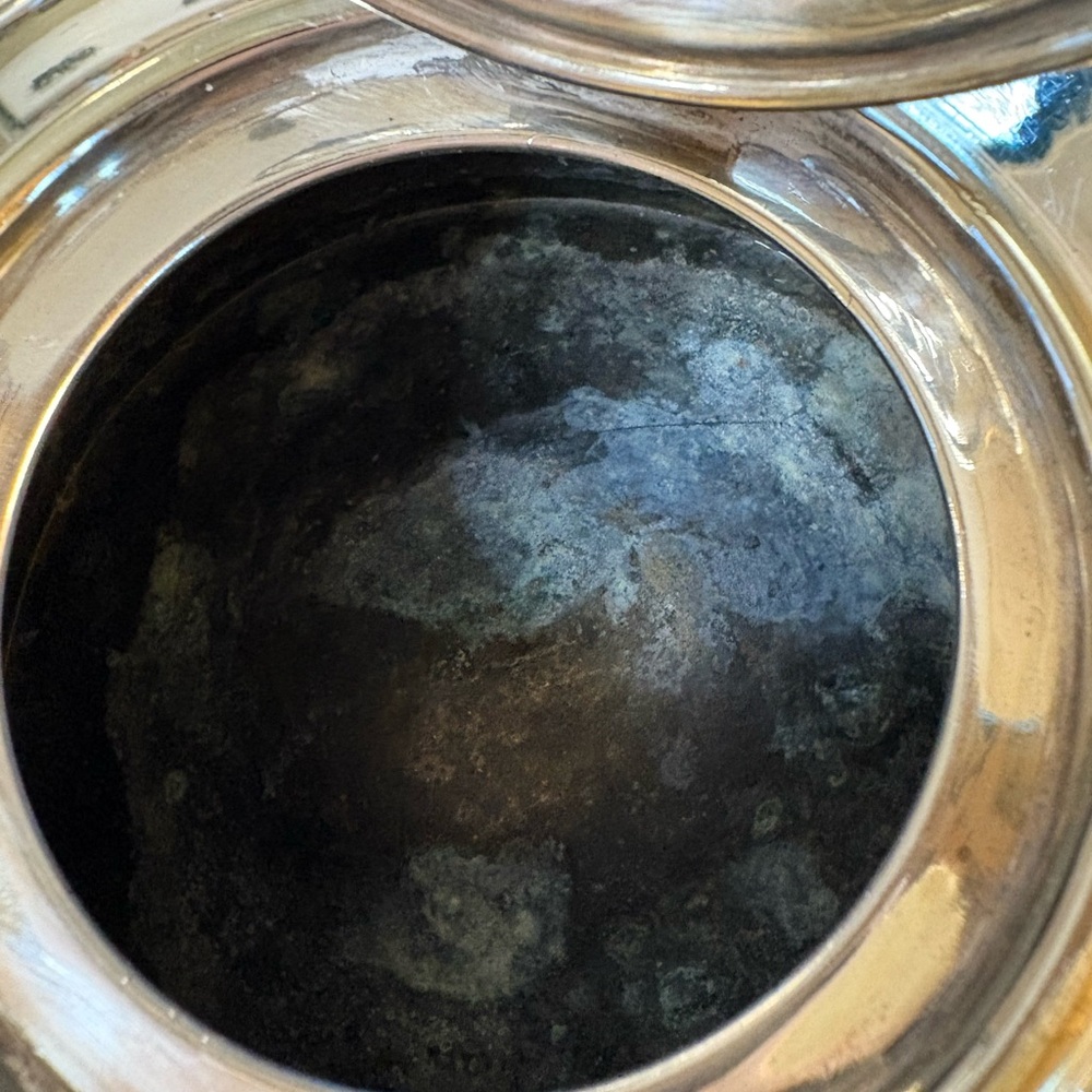 Sale🔥🔥🔥Antique James Dixon JD&S Tea Kettle Silver Plate 1800-1900’s - Picture 15 of 16